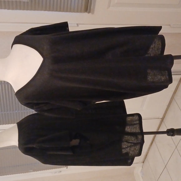$4 Add-on Black Sheer Cap Sleeve Tee - Size 3X - Picture 1 of 7